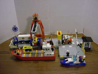 Lego 6542 Launch & Load Seaport Town Nautica Harbor Boats  