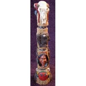  Indian Totem Pole Statue 