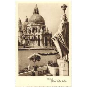   Vintage Postcard Chiesa della Salute   Venice Italy 