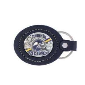  Siskiyou Minnesota Vikings Leather Key Ring: Sports 