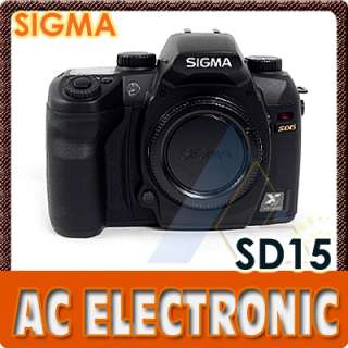 Sigma SD15 Digital SLR Camera Body Black 14MP +5Gifts+Wty  
