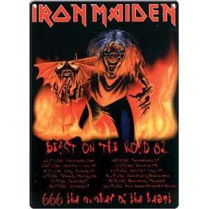  Iron Maiden   Collectible Tin Concert Signs: Home 