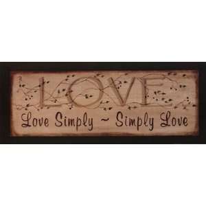  Love   Love Simply by Kim Klassen 20x8