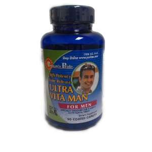 Puritans Pride High Potency Ultra Vita Man Time Release, 90 Coated 