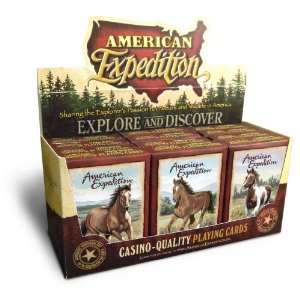  American Expedition Horse 12 Deck Playing Card Assortment 