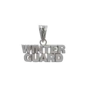  Color Guard Winter Guard Charm in Sterling Silver Jewelry