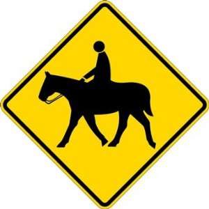  Horse Crossing Road Sign   30x30