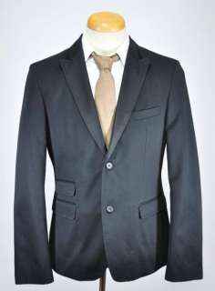 Authentic $850 CNC Costume National Black Suit US 42 EU 52  