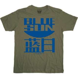 Firefly / Serenity Blue Sun Logo Military Green T Shirt  