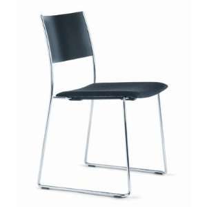  Dietiker 2055 FS X Tila Armless Chair Color: Black Beech 