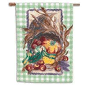 Toland Harvest Cornucopia Art Flag: Patio, Lawn & Garden