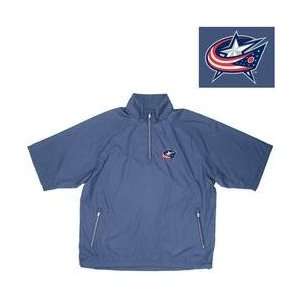  Antigua Columbus Blue Jackets Official Pullover Windshirt 