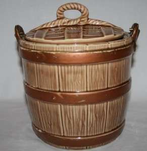 MCCOY Vintage Oaken Bucket Cookie Jar  