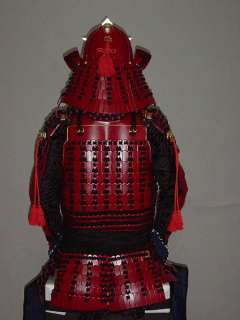 Collected Japanese Art red Samurai Armor wearable Suit  