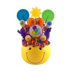 Get Well Smiles Lollipop Bouquet Grocery & Gourmet Food