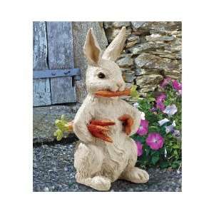 Xoticbrands Statue Cute Bunny Rabbit Home Garden Statue 