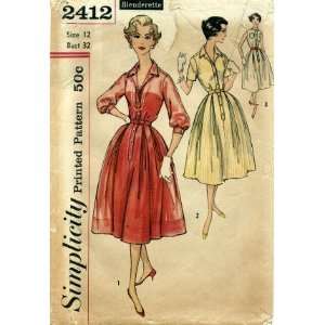   Misses Slenderette Shirtwaist Dress Size 12 Arts, Crafts & Sewing