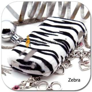 Zebra VELVET Skin Case HTC Tmobile MyTouch 3G Slide  