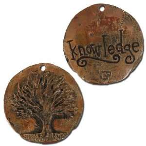   Girl Knowledge Tree Shibuichi Pewter Charms Arts, Crafts & Sewing
