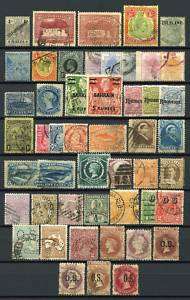 1867 to 1956 (Lot of 72) British Commonwealth  F to VF  