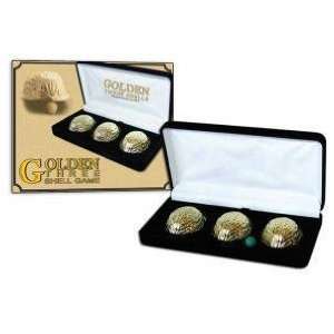  Golden 3 Shell Game   Close Up / Street Magic Tric Toys 