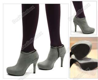 Vogue Sexy High Heel Tie Platform Pump Fashion Ankle Shoes Boots 