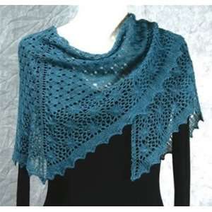    Knitting Pattern for Feather Light Shawls: Arts, Crafts & Sewing