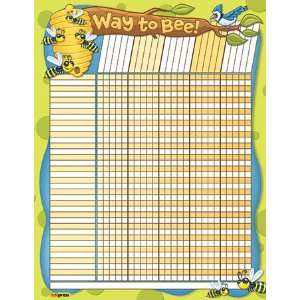  20 Pack EDUPRESS WAY TO BEE INCENTIVE CHART Everything 
