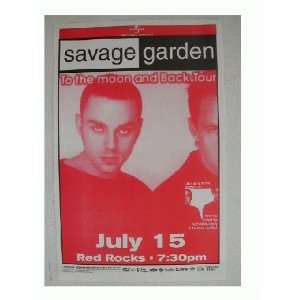    Savage Garden Handbill Poster Cool face shot 
