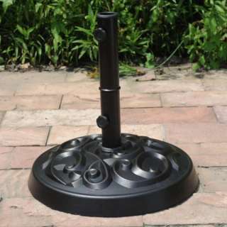   Heavy Patio Umbrella Stand Base Outdoor Solid Polymer Concrete  