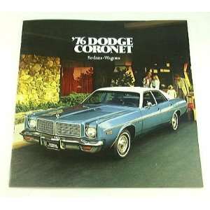  1976 76 Dodge CORONET BROCHURE Brougham Sedan and Wagon 
