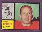 CLYDE CONNER 49ERS AUTOGRAPHED 1959 TOPPS CARD 27  