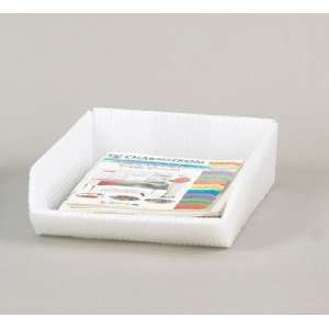  White Corrugated Plastic Pocket Tray