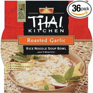 Thai Kitchen Roasted Garlic Instant Rice Soup Bowl, 2.4 Ounce Packages 