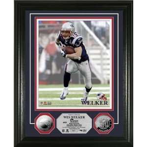  Wes Welker 2010 Silver Coin Photo Mint
