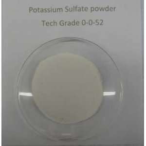  Potassium Sulfate Powder, Tech. Grade, 0 0 52, 1 lb 