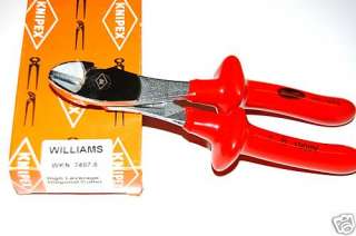 These 1000 volt Knipex/Williams pliers were made by Knipex for 