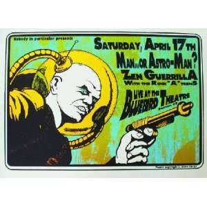  ManOr Astro Denver Original Concert Poster Kuhn 1999 