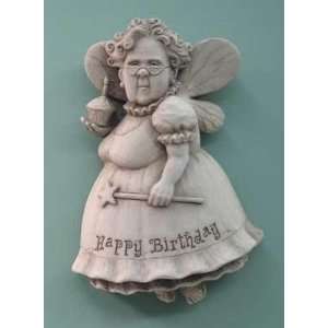  Custom Made   Cast Stone Happy Birthday Fairy, Woman 
