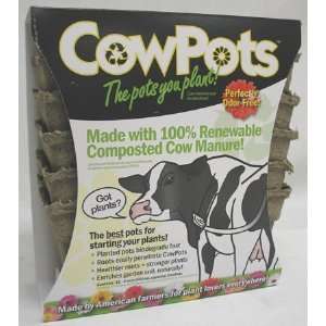  Cow Pots 4 12 Pack   Part # CP4 12 Patio, Lawn & Garden
