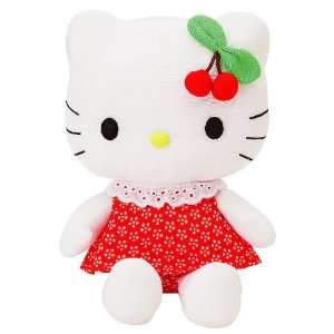  Hello Kitty 8 Inch Crape Plush  Cherry Toys & Games