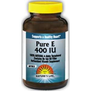  Pure E 100 Softgel 400 IU ( For a Healthy Heart )   Nature 