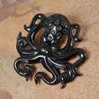 Octopus Sea Creature BUFFALO HORN Carving by Balinese Master Craftsmen 