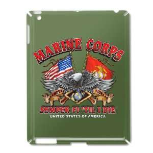   iPad 2 Case Green of Marine Corps Semper Fi Til I Die: Everything Else