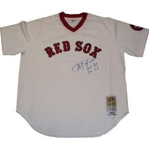  Carl Yastrzemski Boston Red Sox Autographed 1975 Mitchell 