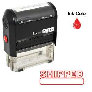  SHIPPED Self Inking Rubber Stamp   Red Ink (42A1539WEB R 
