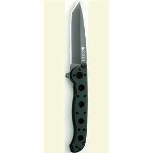 M16 Compact Edc Knife   Black Finish (Edge Tanto Razor Sharp / Blade 