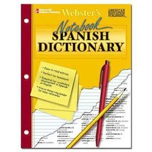  NOTEBOOK DICTIONARY SPANISH Toys & Games