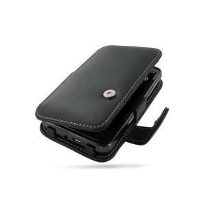  PDair Leather Case for HTC HD7 T9292   Book Type (Black): Electronics