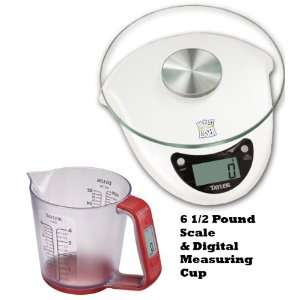  TAYLOR  Digital Kitchen Scale & Digital Measuring Cup and 